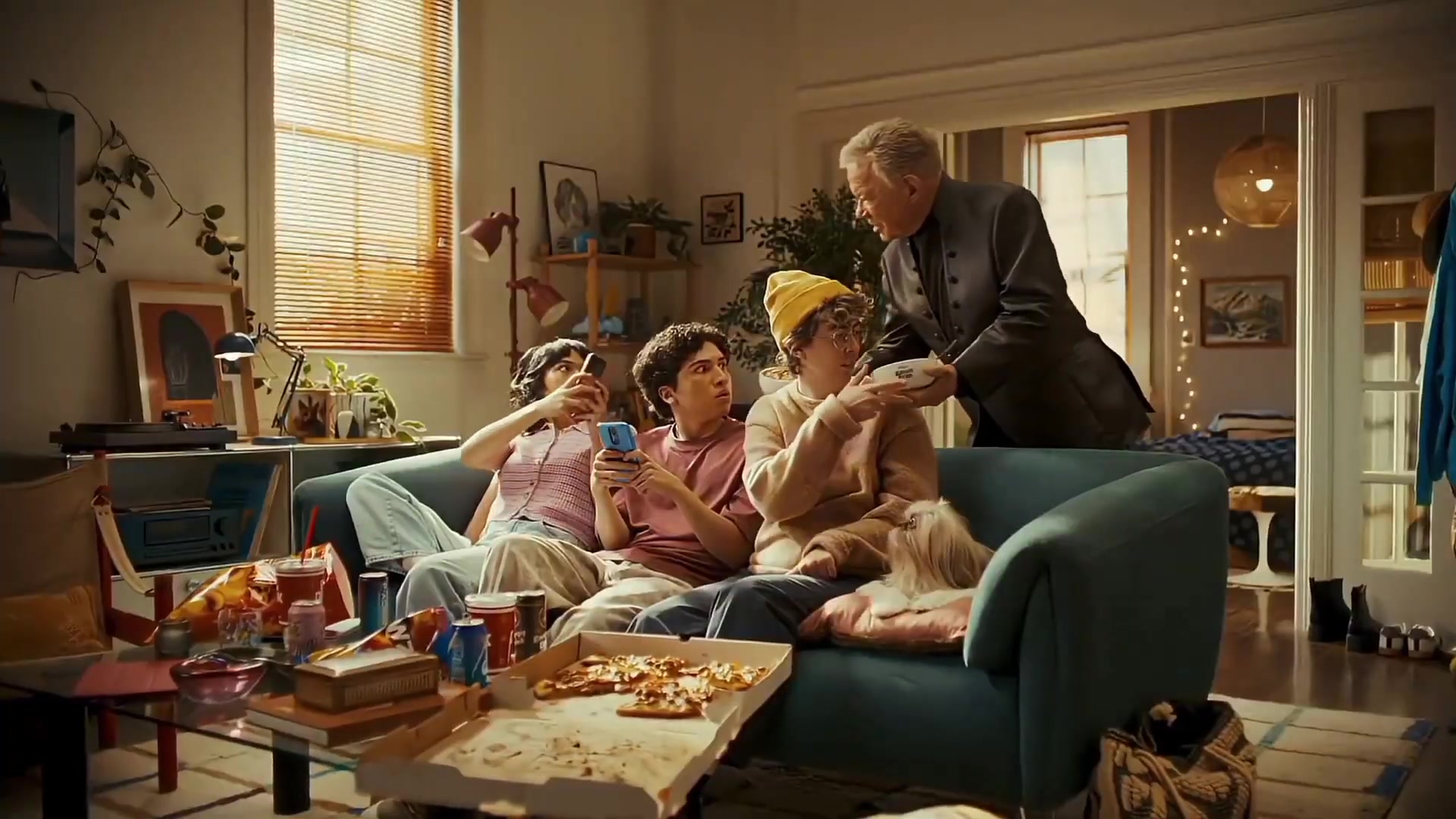 Kellogg’s Raisin Bran ad frame showing broad humor reviewed for parent audience fit